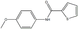 N-(4-methoxyphenyl)thiophene-2-carboxamide Structure