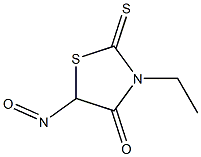 3-ethyl-5-nitroso-2-thioxo-1,3-thiazolidin-4-one Struktur