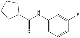 N-(3-fluorophenyl)cyclopentanecarboxamide Struktur