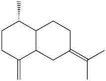 4a-methyl-1-methylidene-7-propan-2-ylidene-decalin Struktur