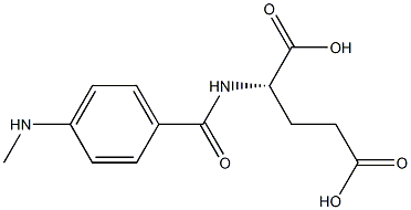 p-Methylaminobenzoylglutamic acid Struktur