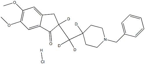 Donepezil-d4 HCl Struktur