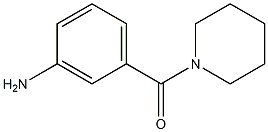 (3-aminophenyl)(1-piperidinyl)methanone Struktur