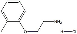 2-(2-methylphenoxy)-1-ethanamine hydrochloride Struktur