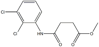 methyl 4-(2,3-dichloroanilino)-4-oxobutanoate Struktur