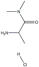 2-amino-N,N-dimethylpropanamide hydrochloride Struktur