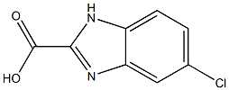 5-chloro-1H-benzimidazole-2-carboxylic acid Struktur