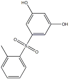 3,5-Dihydroxy-2'-methyl[sulfonylbisbenzene] Struktur