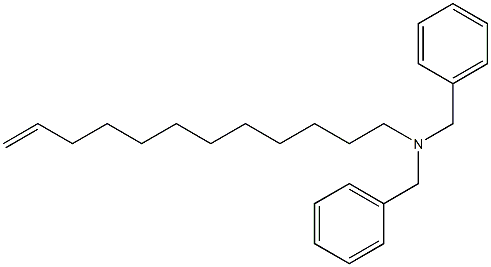 (11-Dodecenyl)dibenzylamine Struktur