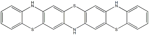 14,18-Dihydro-7H-bis[1,4]benzothiazino[2,3-b:3',2'-i]phenothiazine Struktur