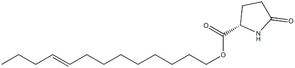 (S)-5-Oxopyrrolidine-2-carboxylic acid 9-tridecenyl ester Struktur