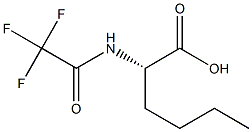 [S,(-)]-2-[(Trifluoroacetyl)amino]hexanoic acid Struktur