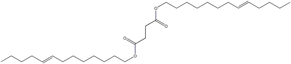 Succinic acid di(8-tridecenyl) ester Struktur