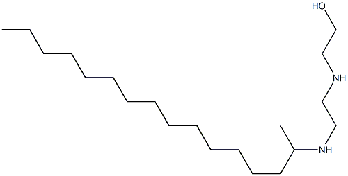 2-[[2-[(1-Methylpentadecyl)amino]ethyl]amino]ethanol Struktur