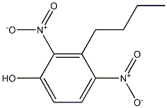 3-Butyl-2,4-dinitrophenol Struktur