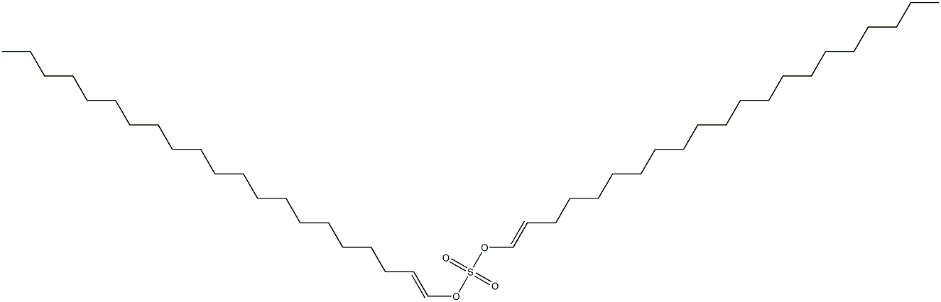 Sulfuric acid di(1-henicosenyl) ester Struktur