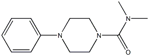 N,N-Dimethyl-4-phenylpiperazine-1-carboxamide Struktur