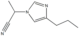 1-(1-Cyanoethyl)-4-propyl-1H-imidazole Struktur