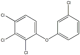 2,3,4-Trichlorophenyl 3-chlorophenyl ether Struktur