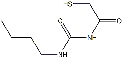 1-Butyl-3-(mercaptoacetyl)urea Struktur