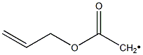 Allyloxycarbonylmethyl radical Struktur