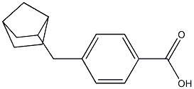 p-(2-Norbornylmethyl)benzoic acid Struktur