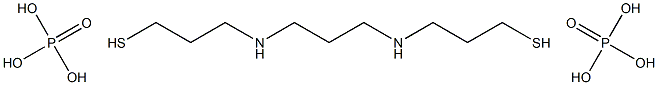 3,3'-(Trimethylenebisimino)di(propane-1-thiol)bisphosphate Struktur