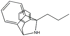 5-Propyl-10,11-dihydro-5H-dibenzo[a,d]cyclohepten-5,10-imine Struktur