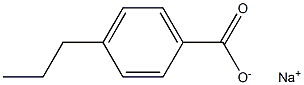 4-Propylbenzoic acid sodium salt Struktur