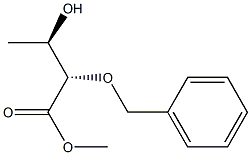 (2S,3R)-3-Hydroxy-2-(benzyloxy)butyric acid methyl ester Struktur