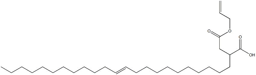 2-(11-Tricosenyl)succinic acid 1-hydrogen 4-allyl ester Struktur