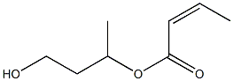 1,3-Butanediol 3-isocrotonate Struktur