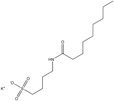 4-Nonanoylamino-1-butanesulfonic acid potassium salt Struktur