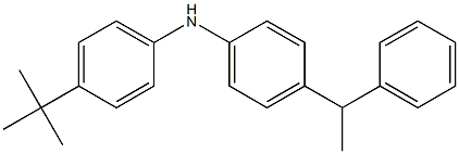 4-(1-Phenylethyl)phenyl 4-tert-butylphenylamine Struktur