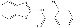 N1-(Benzoxazol-2-yl)-2-chlorobenzamidine Struktur