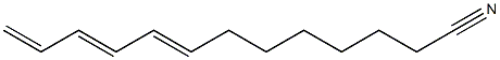 8,10,12-Tridecatrienenitrile Struktur