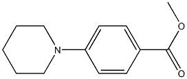 4-Piperidinobenzoic acid methyl ester Struktur