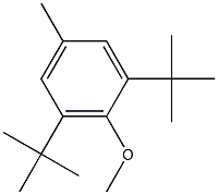 4-Methoxy-3,5-di-tert-butyltoluene Struktur