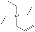 Allyltriethylammonium Struktur