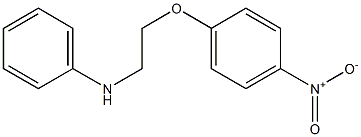 N-[2-(4-Nitrophenoxy)ethyl]aniline Struktur