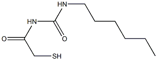 1-Hexyl-3-(mercaptoacetyl)urea Struktur