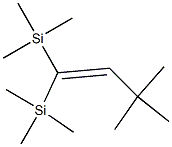 1,1-Bis(trimethylsilyl)-3,3-dimethyl-1-butene Struktur