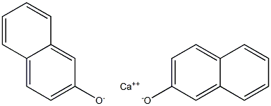 Calcium bis(naphthalene-2-olate) Struktur