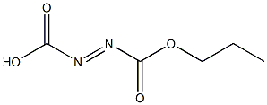 Azobis(formic acid propyl) ester Struktur