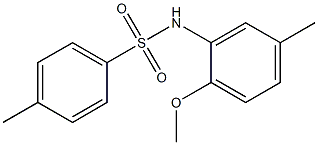 N-(2-Methoxy-5-methylphenyl)-4-methylbenzenesulfonamide Struktur