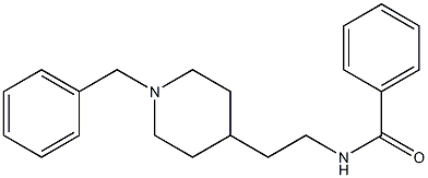 N-[2-(1-Benzyl-4-piperidinyl)ethyl]benzamide Struktur