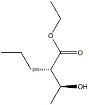 (2S,3S)-3-Hydroxy-2-propylbutyric acid ethyl ester Struktur