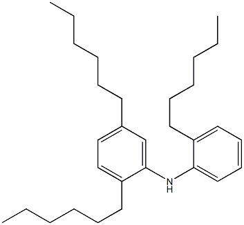 2,2',5'-Trihexyl[iminobisbenzene] Struktur