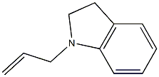 2,3-Dihydro-1-(2-propenyl)-1H-indole Struktur