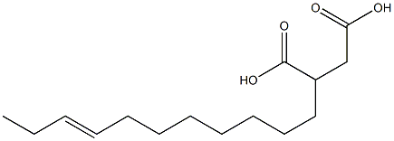 10-Tridecene-1,2-dicarboxylic acid Struktur